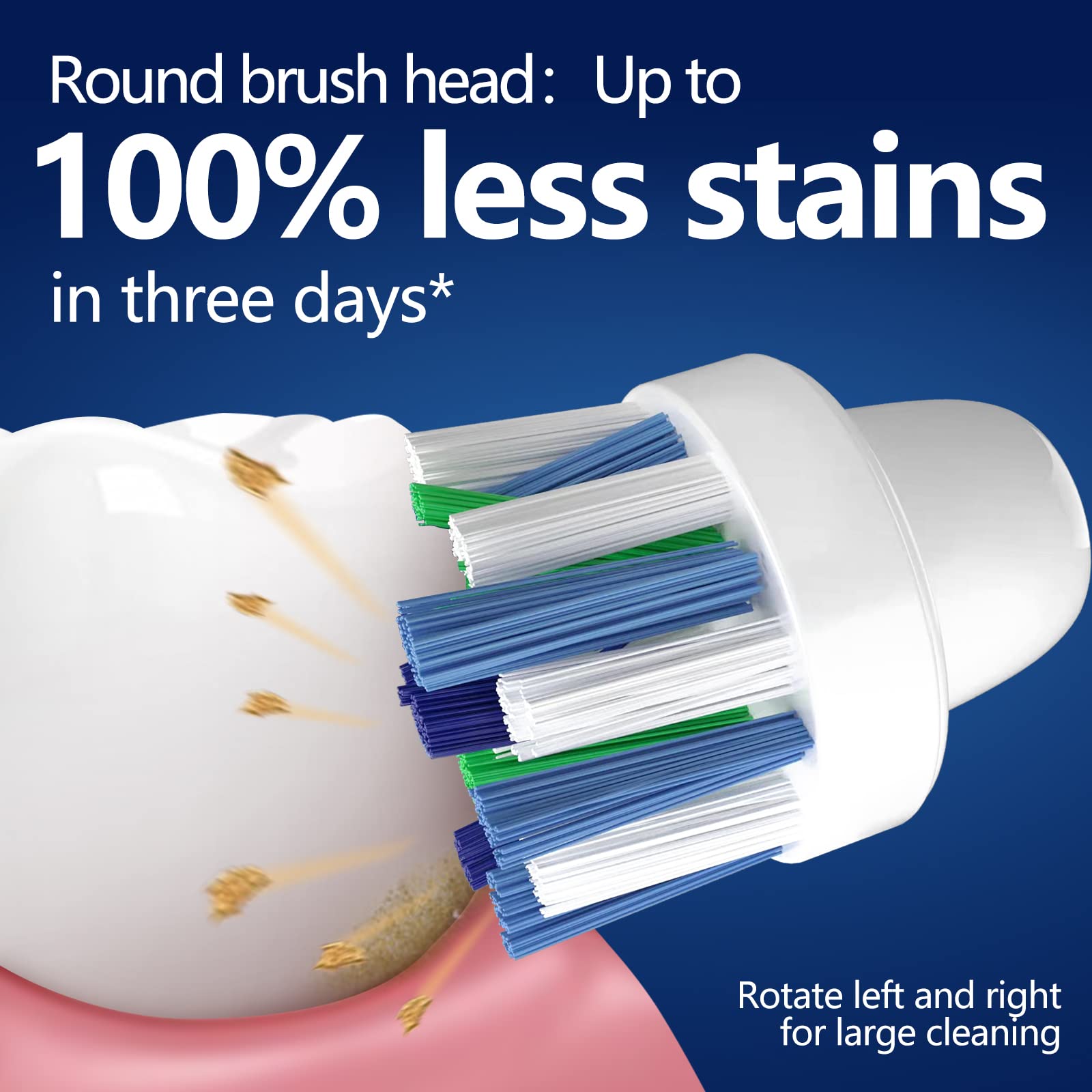 Oral B Electric Toothbrush Replacement Heads - 8 Pack Cross Action Brush Heads for Professional Cleaning | Compatible with Oral B Smart Series, Pro 1000, 2000, 3000 | Perfect for Daily Oral Care & Travel Use