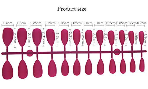 24Pcs Rhinestone Purple Pink Fake Nails with Adhesive Glue & Nail Stickers - Long Lasting Press on Nails for Women & Girls | Perfect for Parties, Weddings & Special Occasions