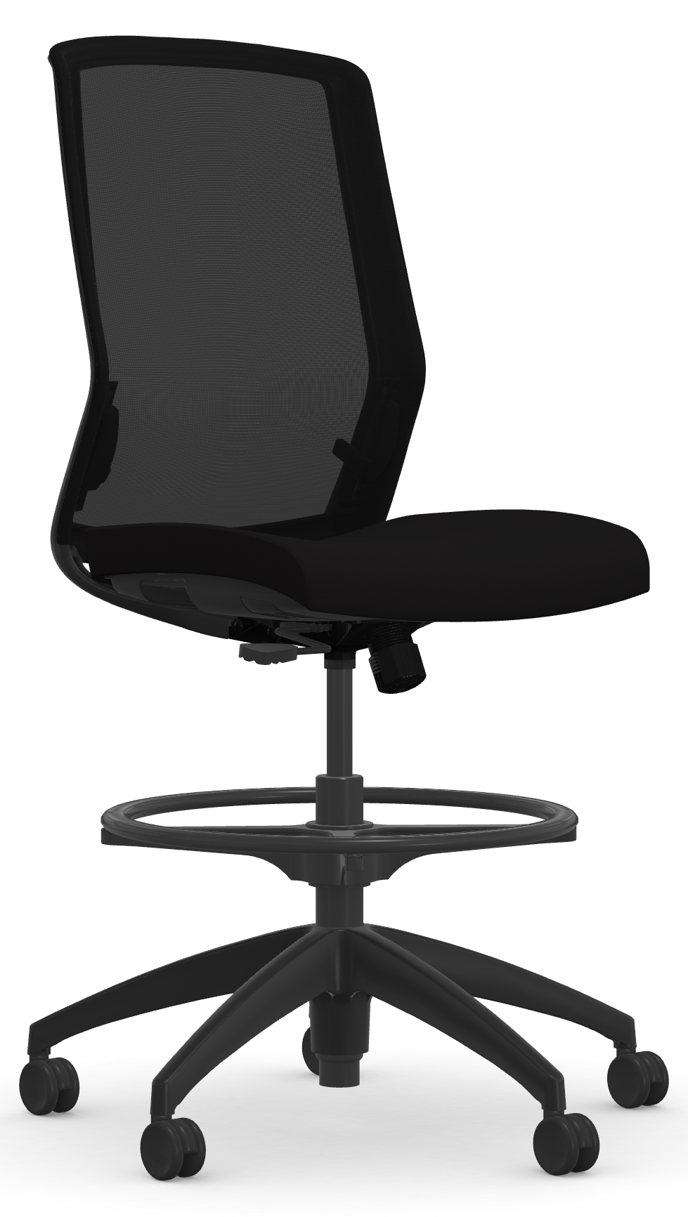 9 to 5 NEO Mesh Back 8 Stools (3168) - Ergonomic Office Chairs with Adjustable Height for Home & Commercial Use - Perfect for Conference Rooms, Dining Tables, and Workstations