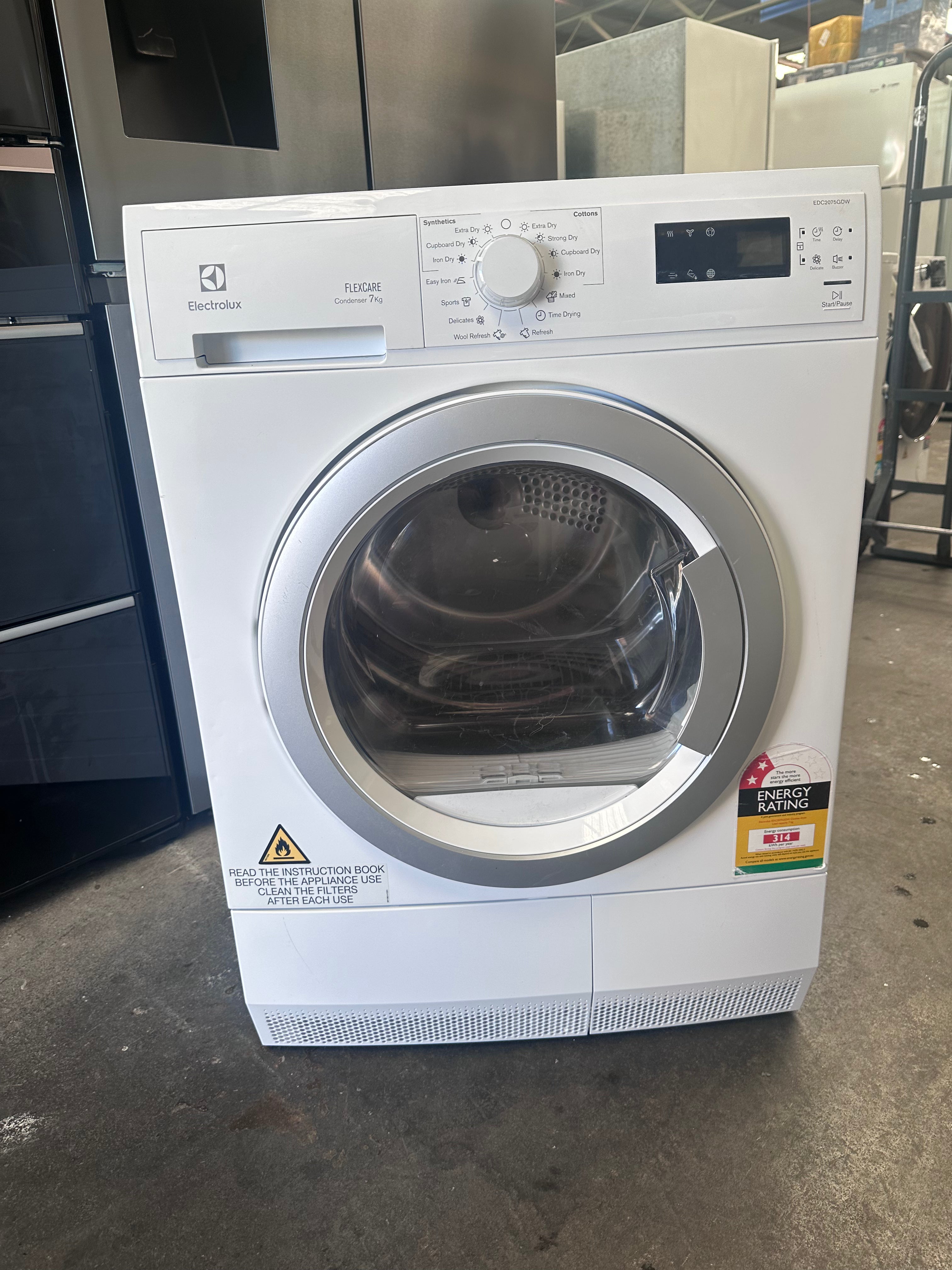 Electrolux 7kg Condenser Dryer - Energy Efficient & Quiet | Refurbished Like New | Perfect for Small Apartments & Laundry Rooms