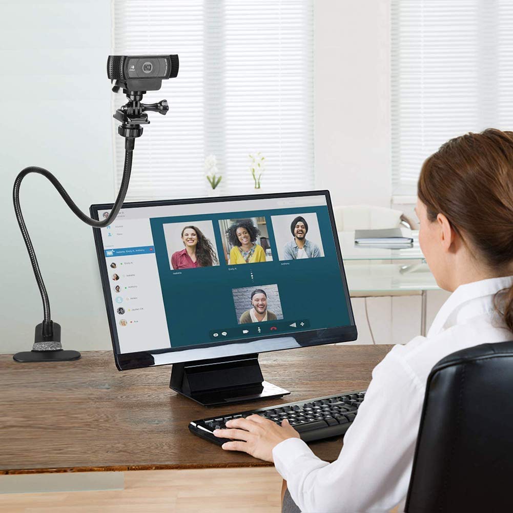 Flexible Webcam & Phone Mount with 1/4