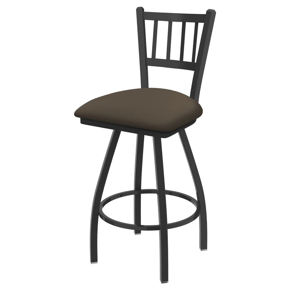 Holland Bar Stool Co. XL 810 Contessa Swivel Bar Stool in Canter Earth - Adjustable Height Counter Stool for Kitchen Island, Bar, and Dining Room