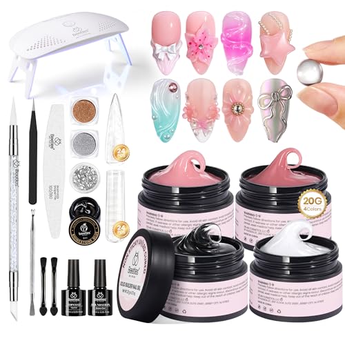 A-20g*4 Colors Solid Builder Gel