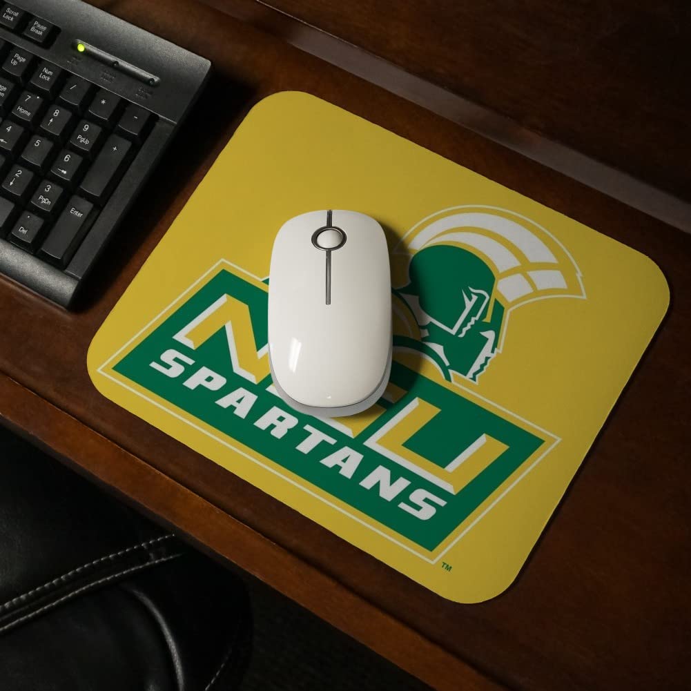 Norfolk State University Secondary Logo Low Profile Thin Mouse Pad - Non-Slip Gaming & Office Desk Mat for Computers, Laptops - Perfect for Work, Study & Gaming Setup