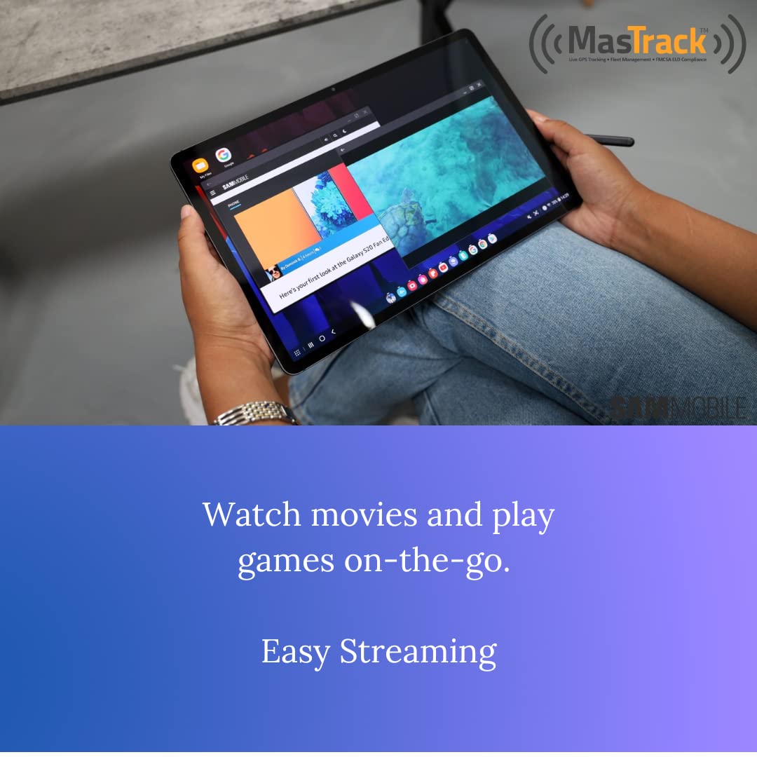 MasTrack 8 inch 4G LTE Android Tablet with GMS Certified Android 11 | 32GB Storage & Quad-core A7 1.3GHz Processor | Fast 4G Internet | Perfect for Business, Travel & Online Learning (Stylus Not Included)
