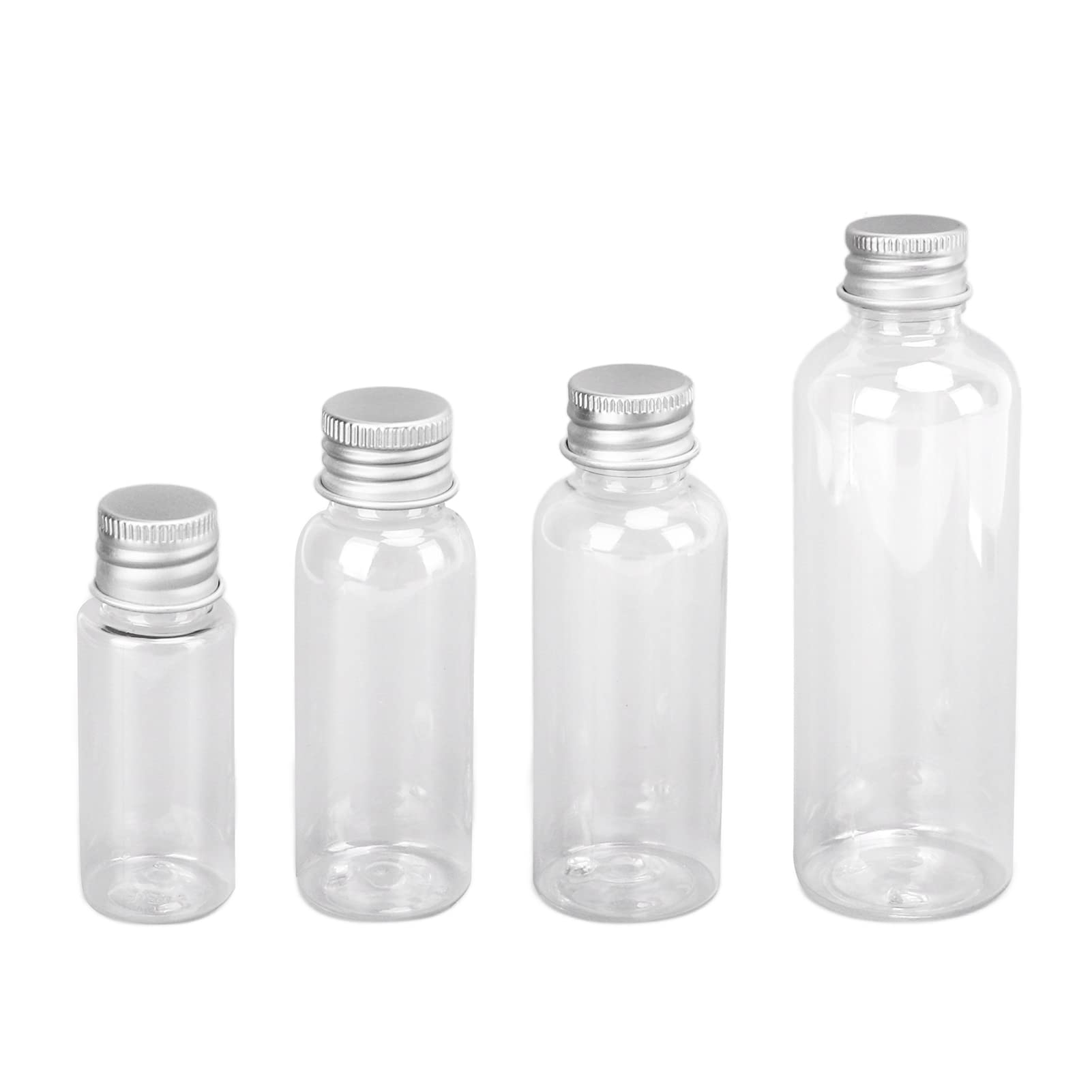 Milltrip 4-Piece Spice Jar Set with 10ml, 20ml, 30ml & 100ml Sizes - Portable Plastic Seasoning Containers for Kitchen, Picnic, BBQ, Camping & Outdoor Cooking