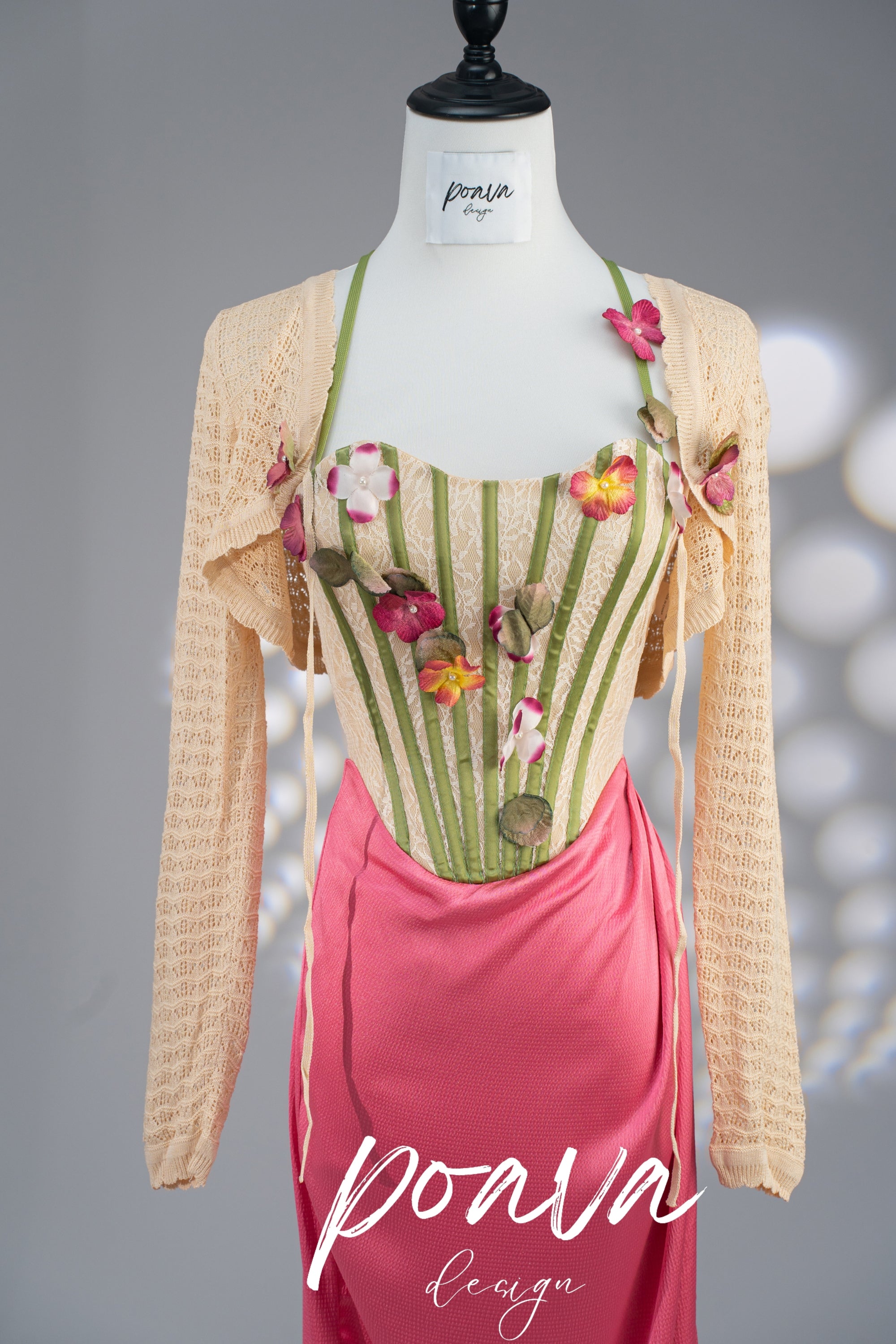 Elegant Floral Lace Cardigan for Women - Boho Chic Open Front Knit Sweater - Perfect for Spring Outfits & Date Nights