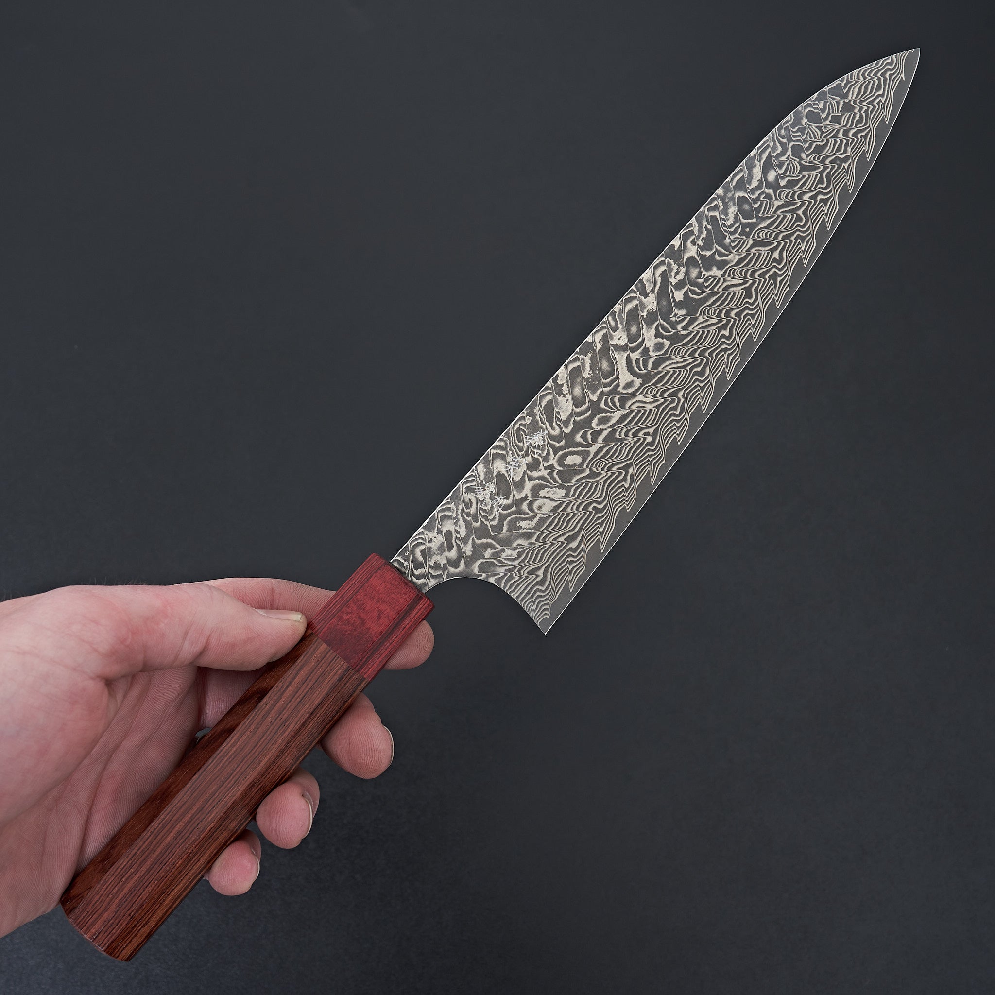 Premium Kato SG2 Damascus Gyuto 210mm Japanese Chef Knife - High-Carbon Stainless Steel Blade for Professional Cooking, Slicing & Meat Cutting