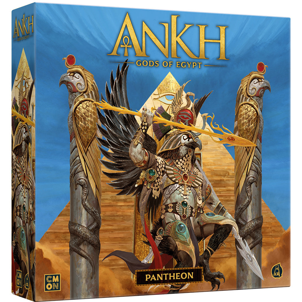 Ankh: Gods of Egypt - Pantheon Expansion Board Game | Ancient Egyptian Strategy Game for Adults & Teens | Perfect for Game Nights & Family Gatherings