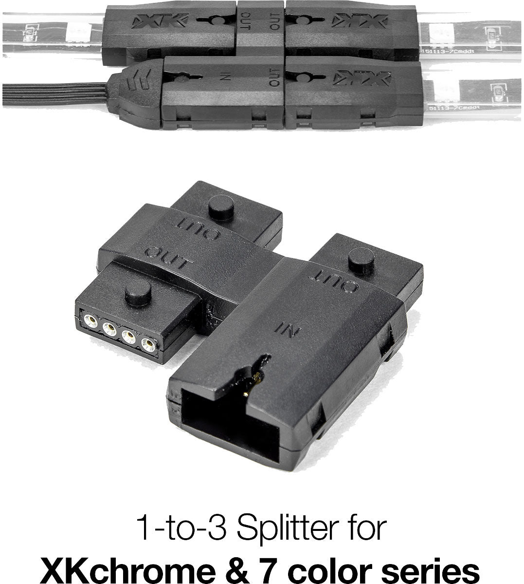1 to 3 HDMI Splitter 4K 60Hz - High Speed HDMI Cable Splitter for TV, Monitor, Gaming Console, Home Theater - Supports Ultra HD, HDR, 3D, Dolby Vision