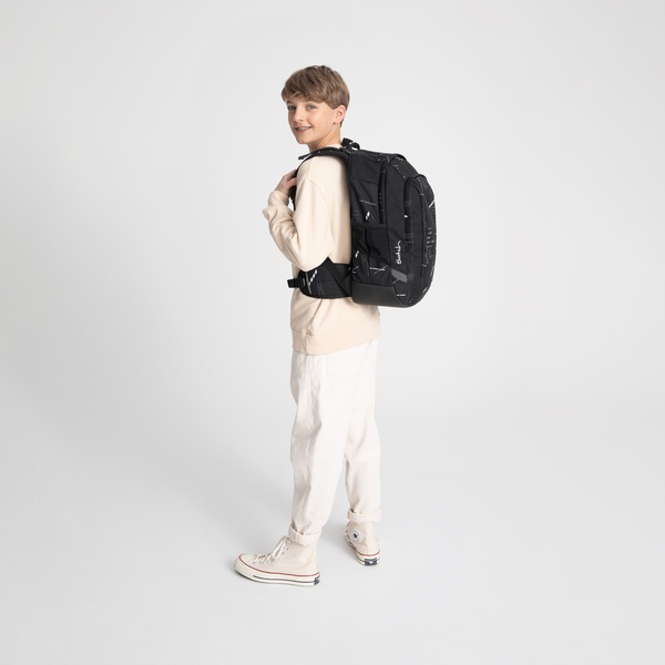 Satch Air Geo Storm - Lightweight Waterproof Backpack for Travel, Hiking & Commuting - Durable Laptop Bag with USB Charging Port & Anti-Theft Design