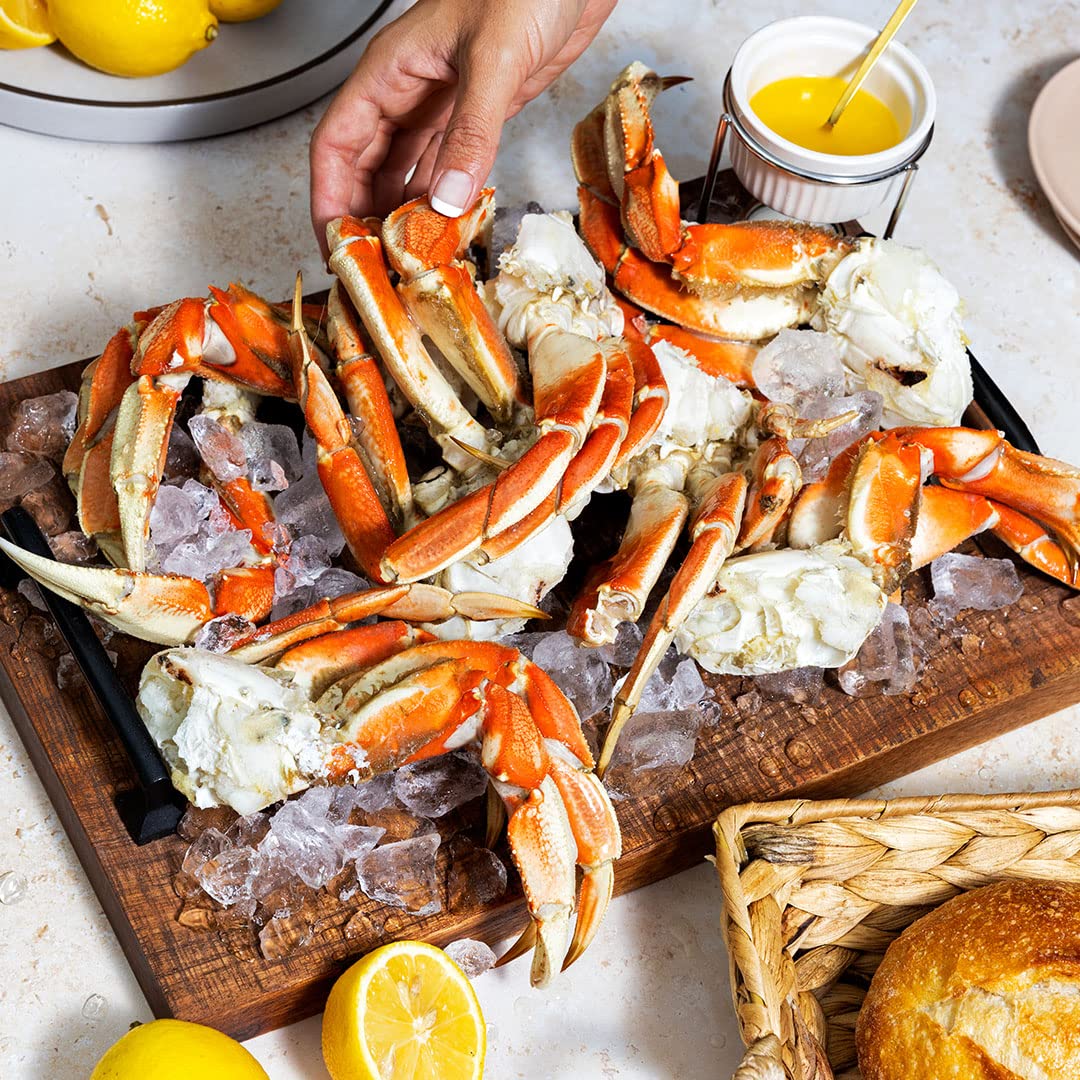 Fresh Dungeness Crab Clusters - 9 lbs | Premium Wild-Caught Alaskan Crab | Perfect for Seafood Boils, Gourmet Meals & Special Occasions