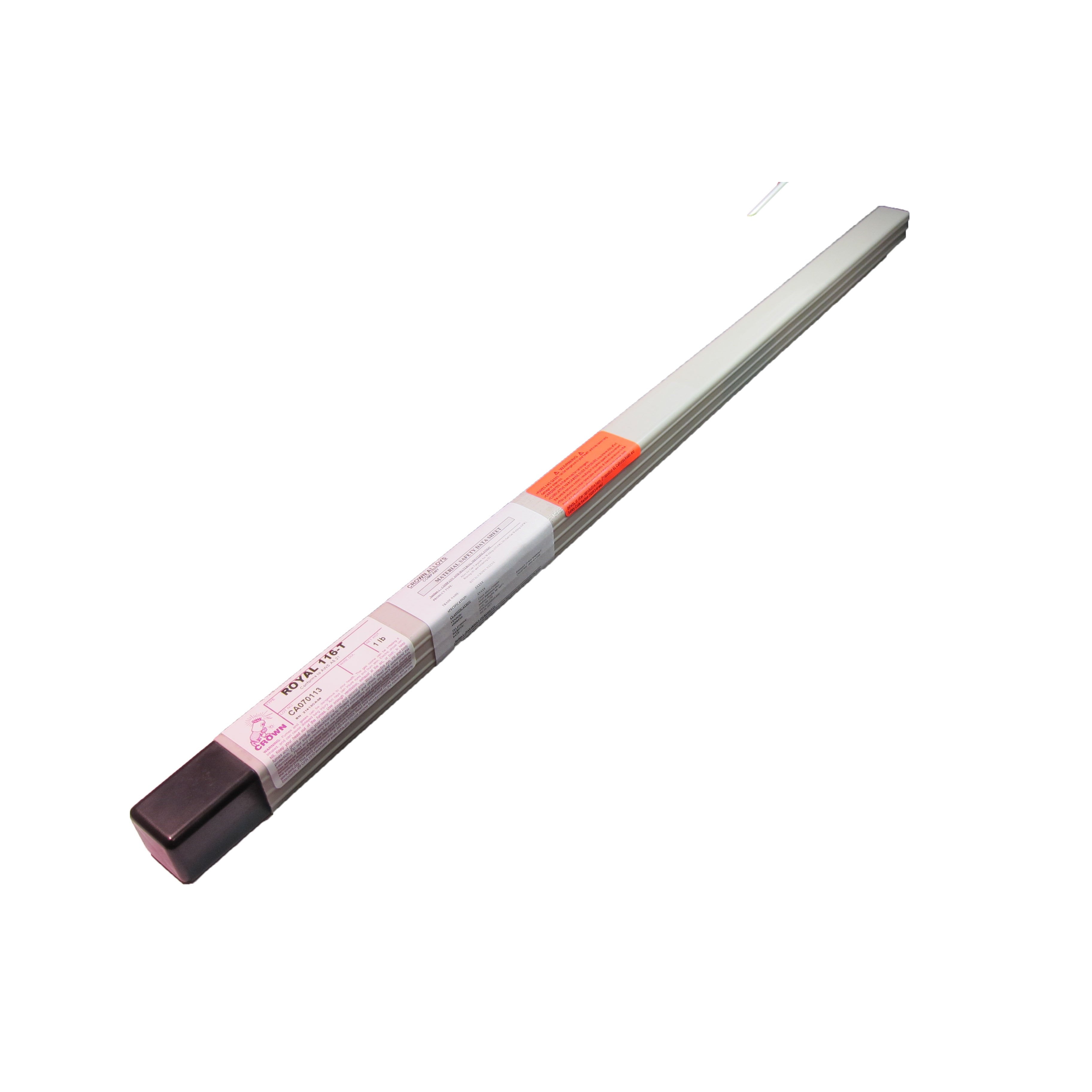 Crown Alloys ROYAL 116 T 5/32 TIG Welding Rod 1lb Tube - Premium Stainless Steel Welding Electrode for Metal Fabrication, Repair & DIY Projects | RT116T/TP BP