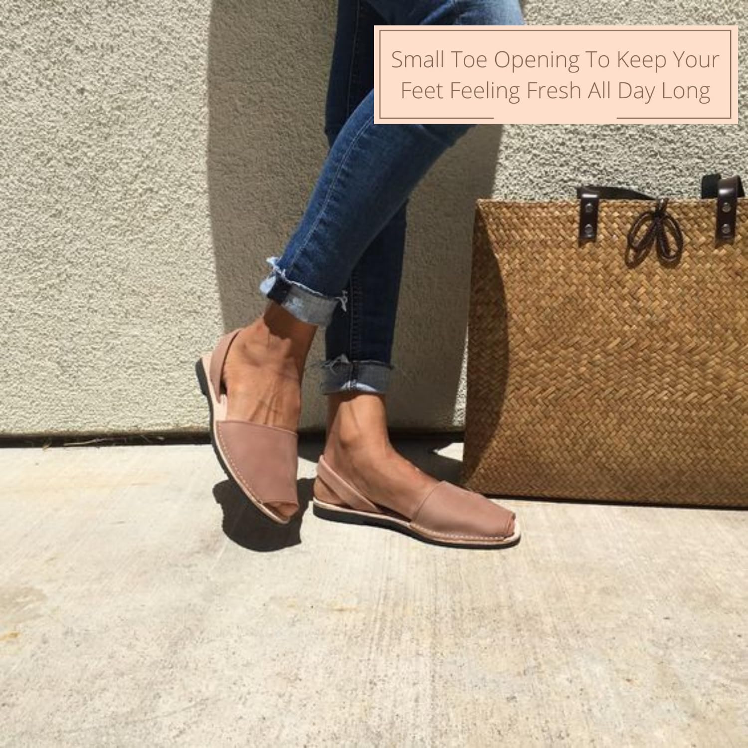 Women's Classic Flat Sandals | Dressy Soft Leather Peep Toe Casual Slip-On Flats – Perfect for Summer, Beach, Travel & Everyday Wear