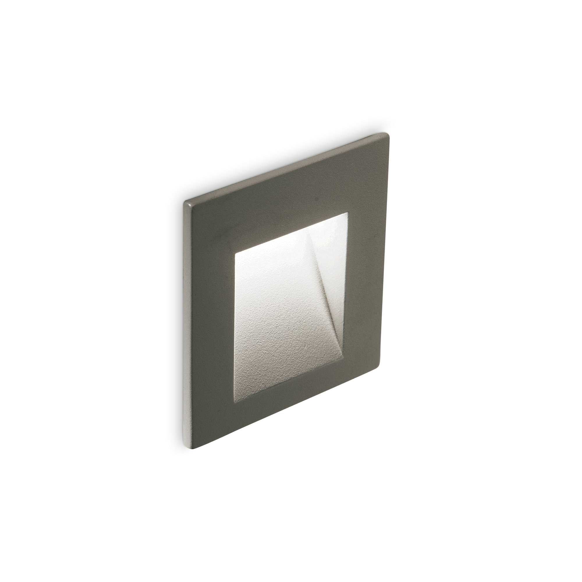 Bit Recessed Wall Light - Anthracite & White Finish | Modern Indoor & Outdoor Lighting for Homes, Hallways & Gardens