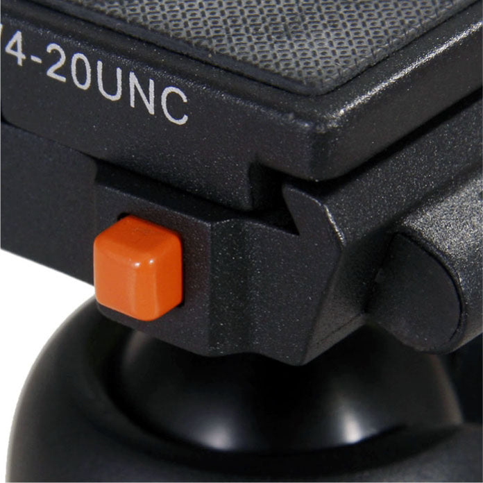 ALTA PRO 263AB 100 Aluminum Tripod with Magnesium Alloy Ball Head - 15.4lbs/7kg Load Capacity - Perfect for DSLR Cameras, Video Shooting & Outdoor Photography