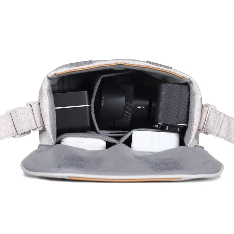 Ulanzi F01 Camera Sling Bag B011 - Waterproof DSLR Shoulder Bag for Photographers, Perfect for Travel & Outdoor Photography