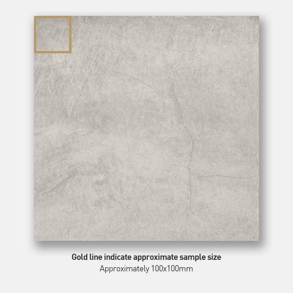 Premium Key West Grey 450x450mm Matte Porcelain Tile - Durable Floor & Wall Tile for Bathroom, Kitchen, and Living Room Renovations