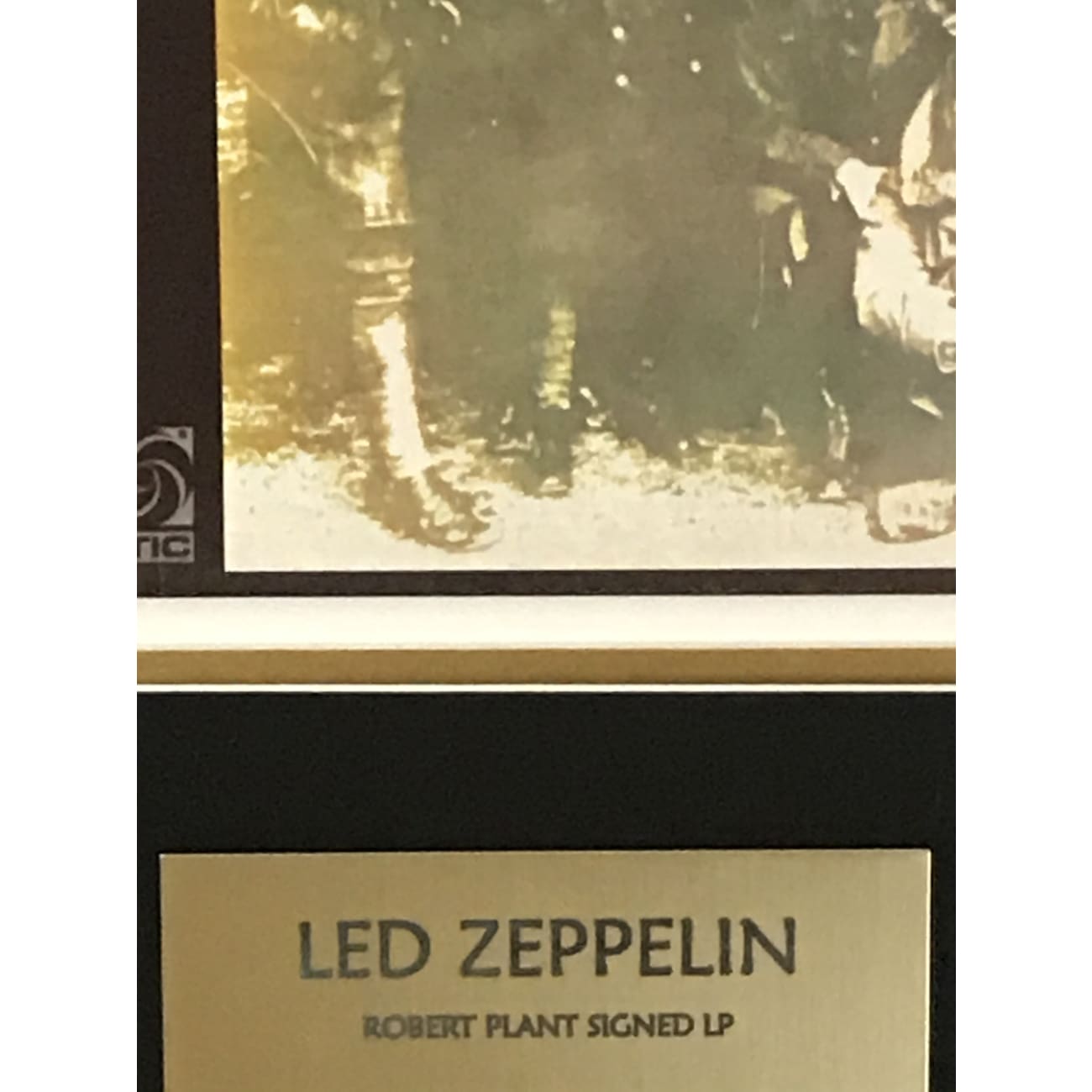 Authentic Led Zeppelin II Album Signed by Robert Plant with Epperson COA - Rare Collectible Vinyl Record for Music Memorabilia Fans & Home Decor