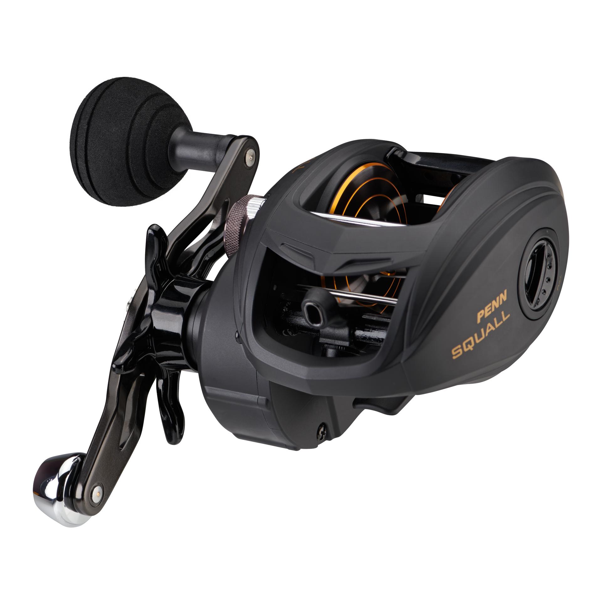 Squall® Baitcast Fishing Reel - High Performance Saltwater & Freshwater Casting Reel for Bass, Trout, and Saltwater Game Fish - Perfect for Surf Fishing, Pier Casting, and Boat Angling