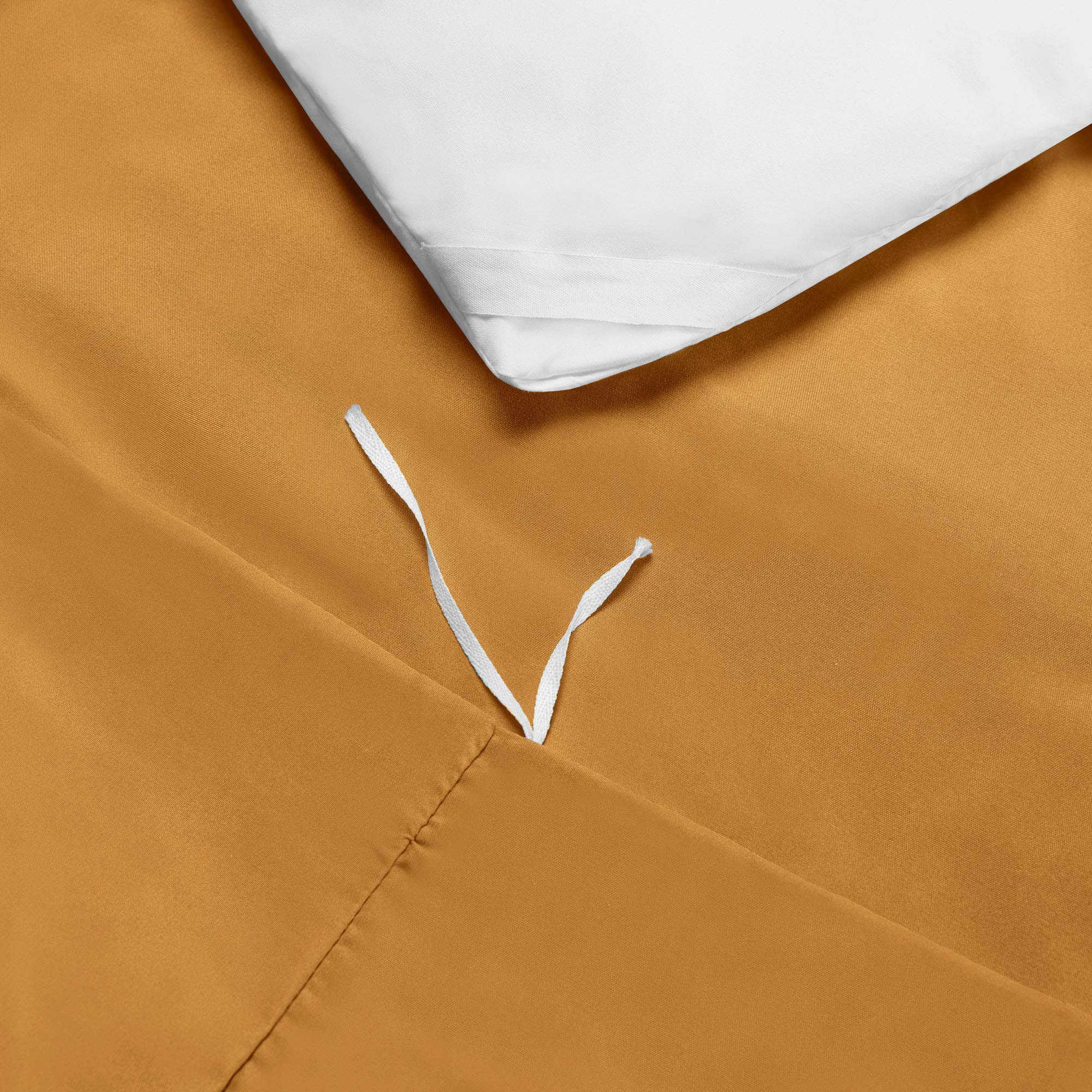 Clara Clark Ultra Soft Double Brushed Microfiber Duvet Cover Set - Queen Size 90x90 Inches with Button Closure & 2 Pillow Shams in Mocha Brown | Perfect for Bedroom Decor, Guest Room & Cozy Sleep