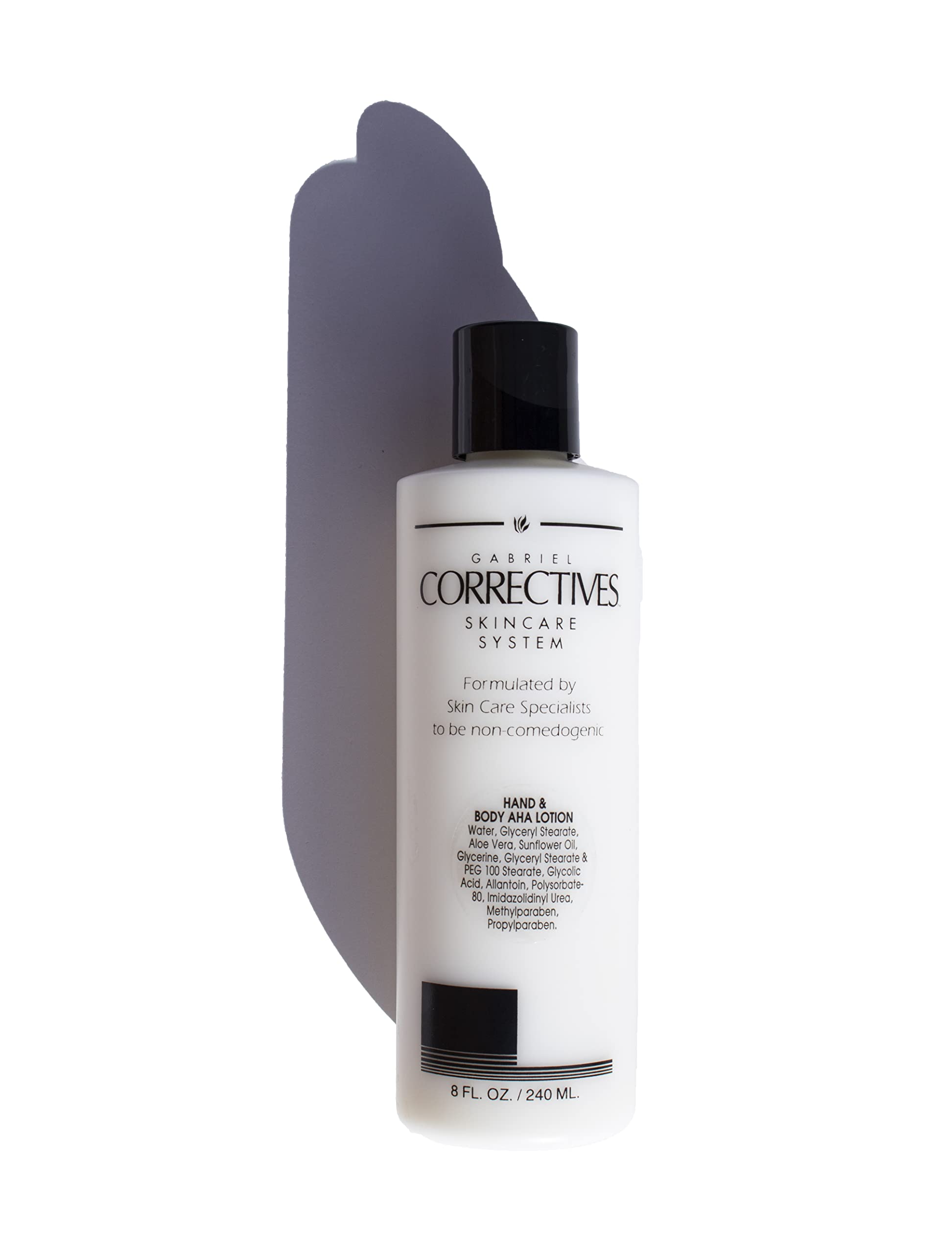 Exfoliating AHA Hand & Body Lotion for Smooth Skin - 8 oz | Gentle Chemical Peel Moisturizer for Dry, Rough Skin - Perfect for Daily Hydration & Nighttime Skincare Routine