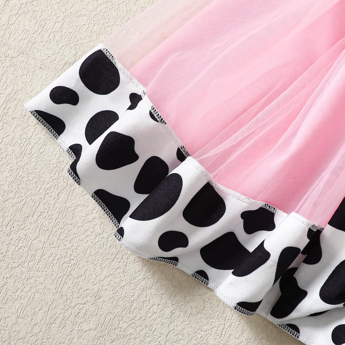 Baby Girl 1st Birthday Outfit - Cow Print Tutu Skirt Set for First Birthday Party & Photo Shoot - Perfect for Birthday Celebrations, Cake Smash, and Special Occasions