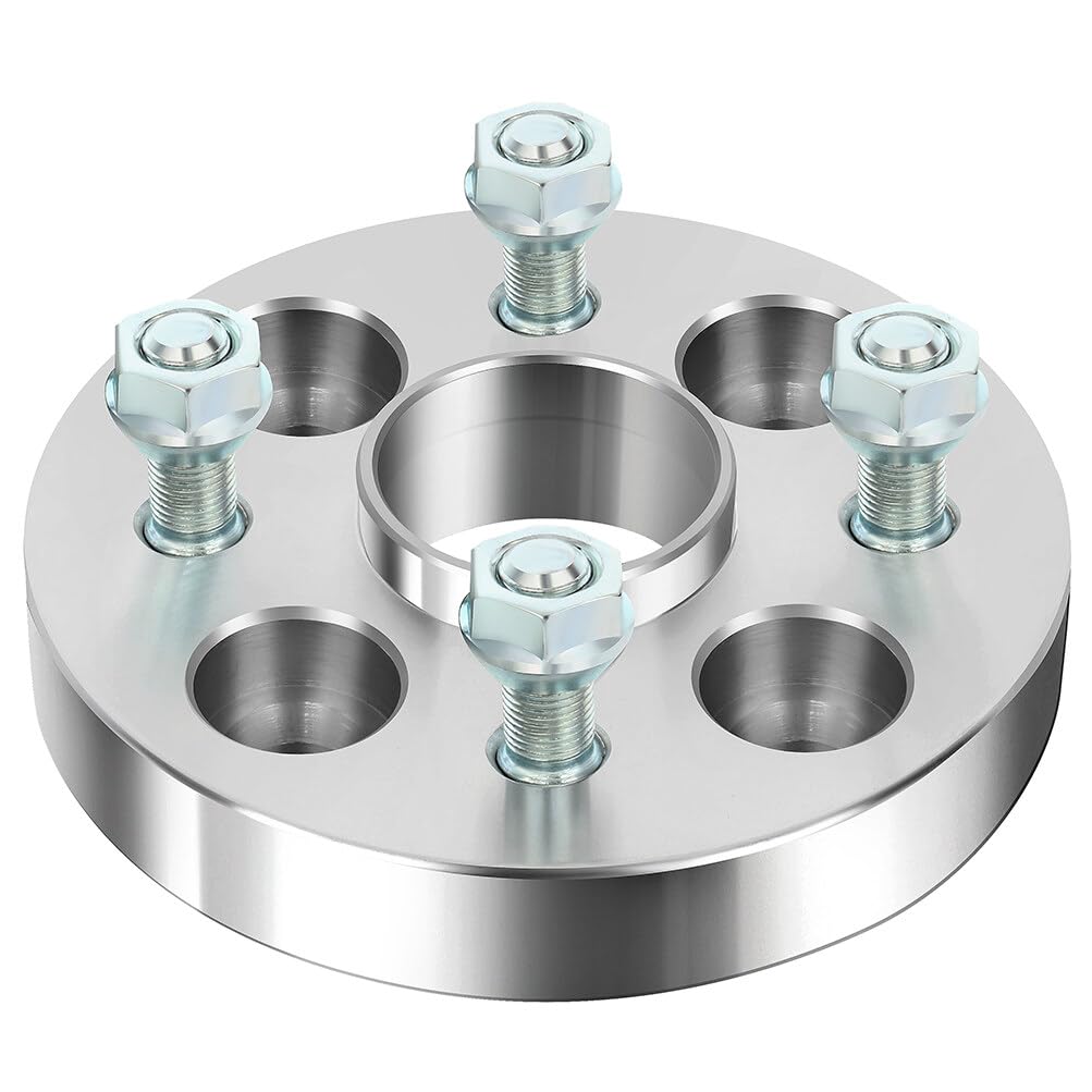 ECCPP 4pcs 1 Inch 4x100 Hub Centric Wheel Spacers - 4 Lug 4x100mm to 4x100mm - Compatible with Toyota Echo (1993-2002), Corolla (1989-1997), Tercel (1989-1997), and More - Perfect for Enhanced Wheel Fitment and Custom Stance Upgrades