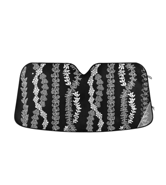 Forever Lei 'Ele'ele Car Windshield Sun Shade - UV Protection & Heat Blocking for Cars, Trucks, SUVs - Perfect for Parking, Travel & Outdoor Activities