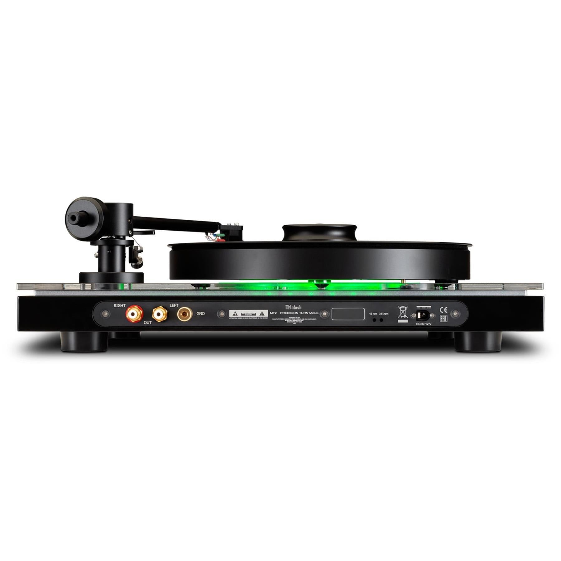McIntosh MT2 Precision Turntable - High-End Audiophile Vinyl Record Player with Adjustable Tonearm & Anti-Vibration Design | Perfect for Home Audio Systems & Music Enthusiasts