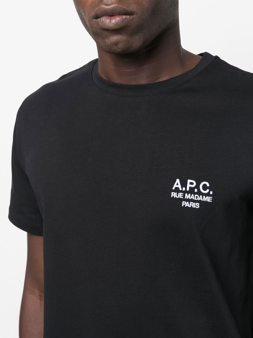 A.P.C. Men's Premium Cotton T-Shirts & Polo Shirts in Black - Casual & Business Wear for Everyday Comfort
