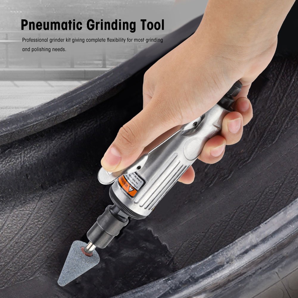16 Pcs Air Die Grinder Kit - 25000 RPM 1/4