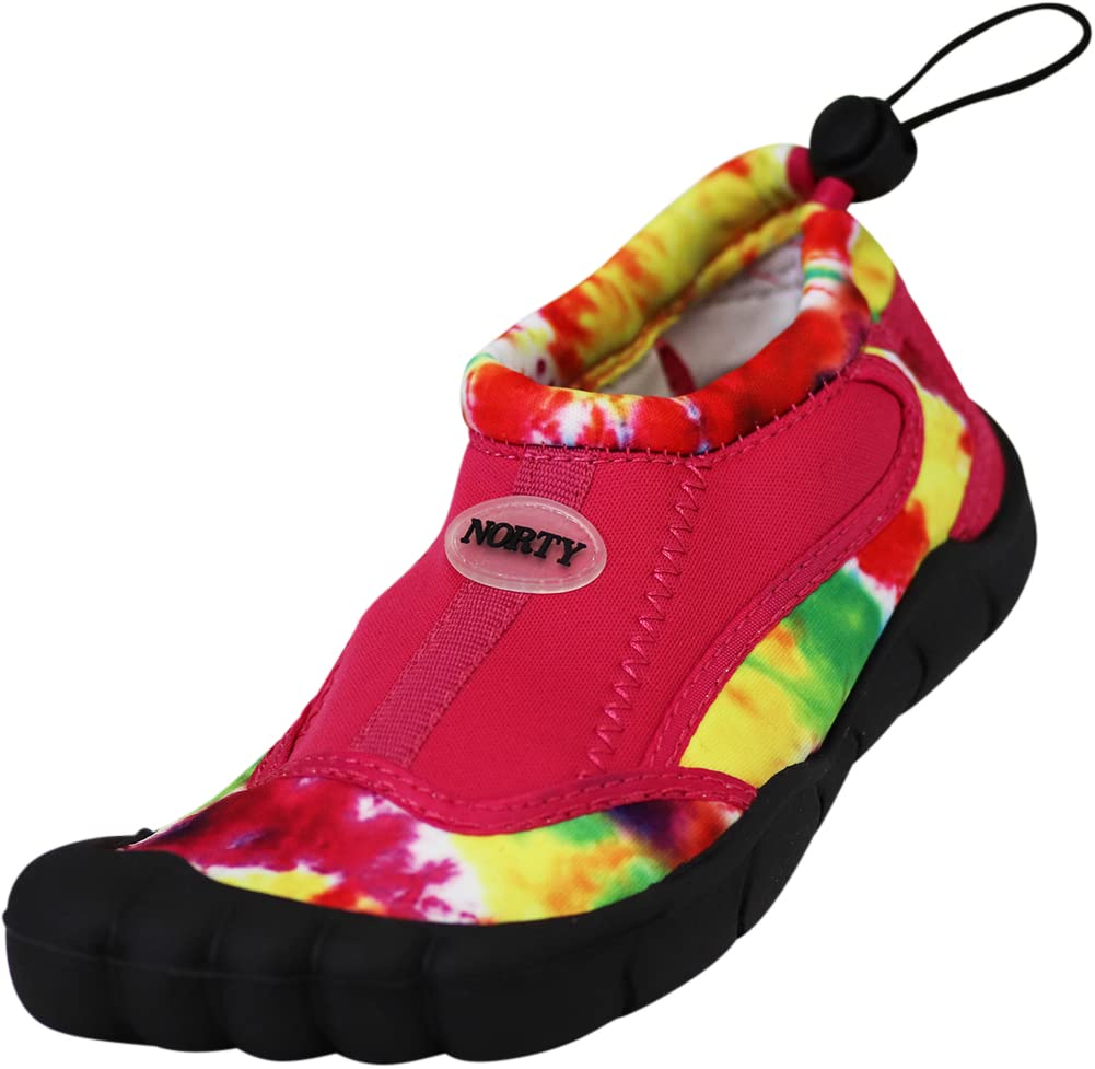 NORTY Kids Water Shoes for Boys and Girls - Toddler Non-Slip 5-Toe Aqua Socks for Beach, Pool, Swimming & Outdoor Play