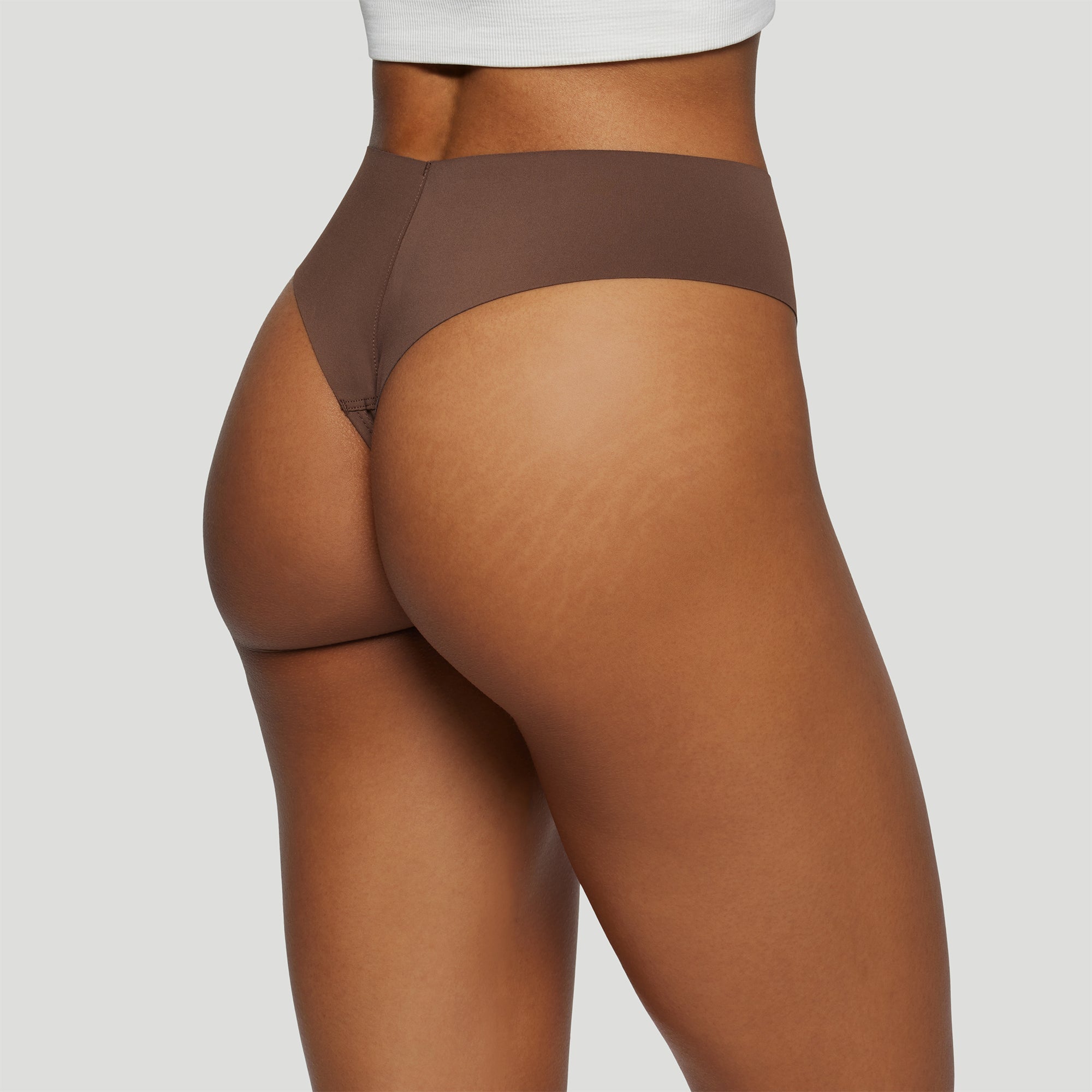 Camel Proof High Rise Thong - Seamless No Show Underwear for Women | Comfortable Everyday Wear, Yoga & Workout