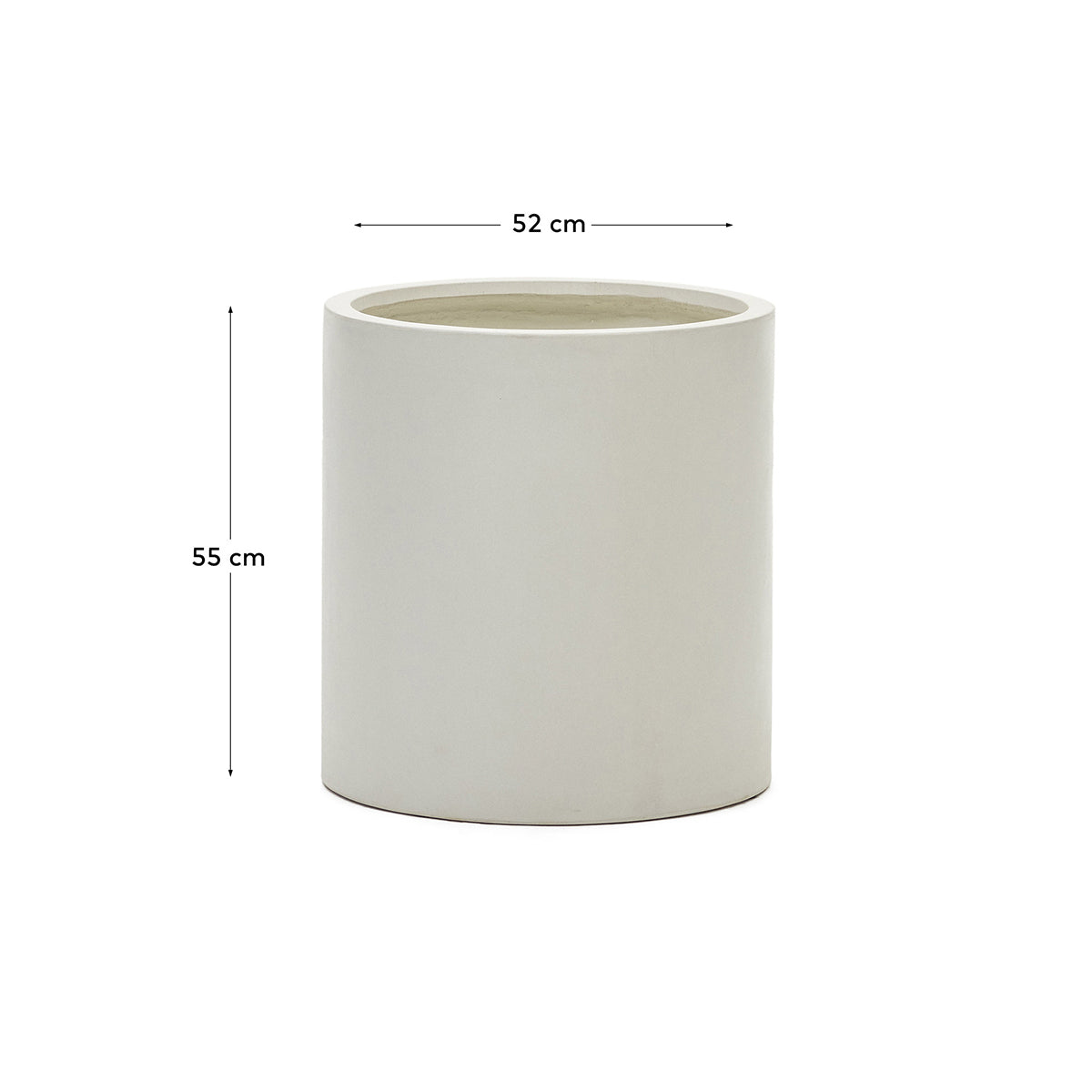 Aiguablava Plant Pot - Modern Ceramic Flower Pot for Indoor Plants, Succulents & Herbs - Perfect for Home Decor, Office Desk & Garden - Drainage Hole & Saucer Included