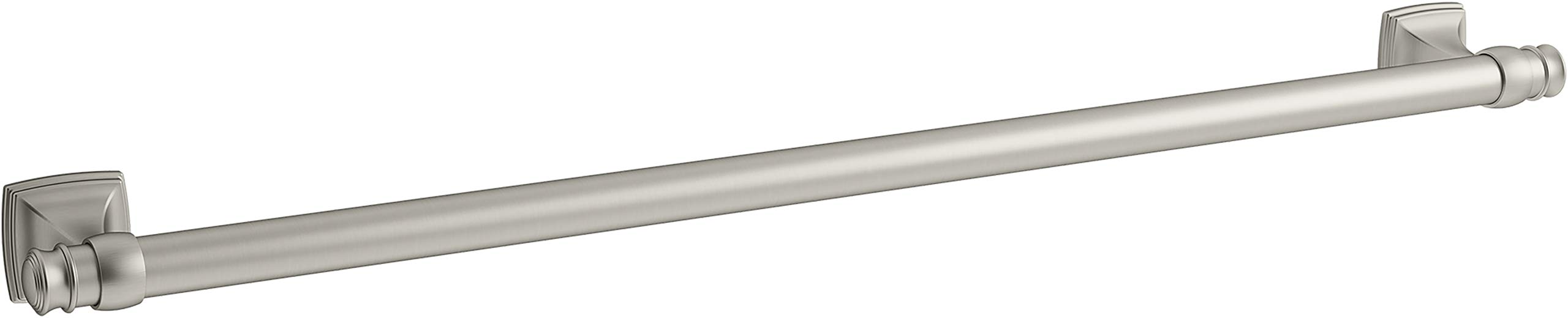 KOHLER GRAND 36-Inch Grab Bar - ADA Compliant Bathroom Safety Handle for Showers & Bathtubs - Stainless Steel Non-Slip Support Bar for Elderly & Disabled - Perfect for Bathroom Safety & Accessibility