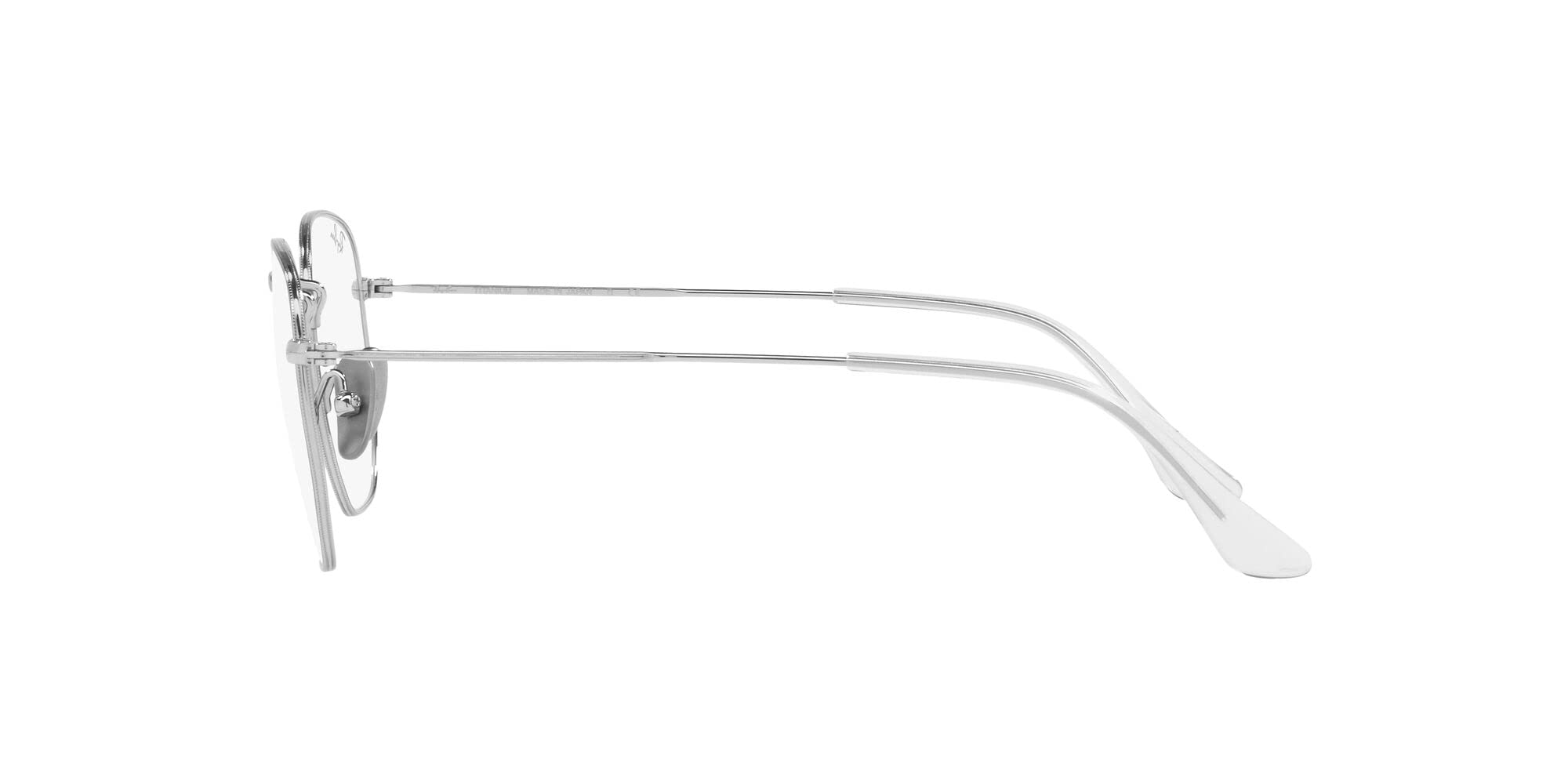 Ray-Ban Rx8148v Hexagonal Titanium Prescription Glasses Frames - Lightweight Durable Eyewear for Men & Women | Perfect for Reading, Driving & Fashion Accessories