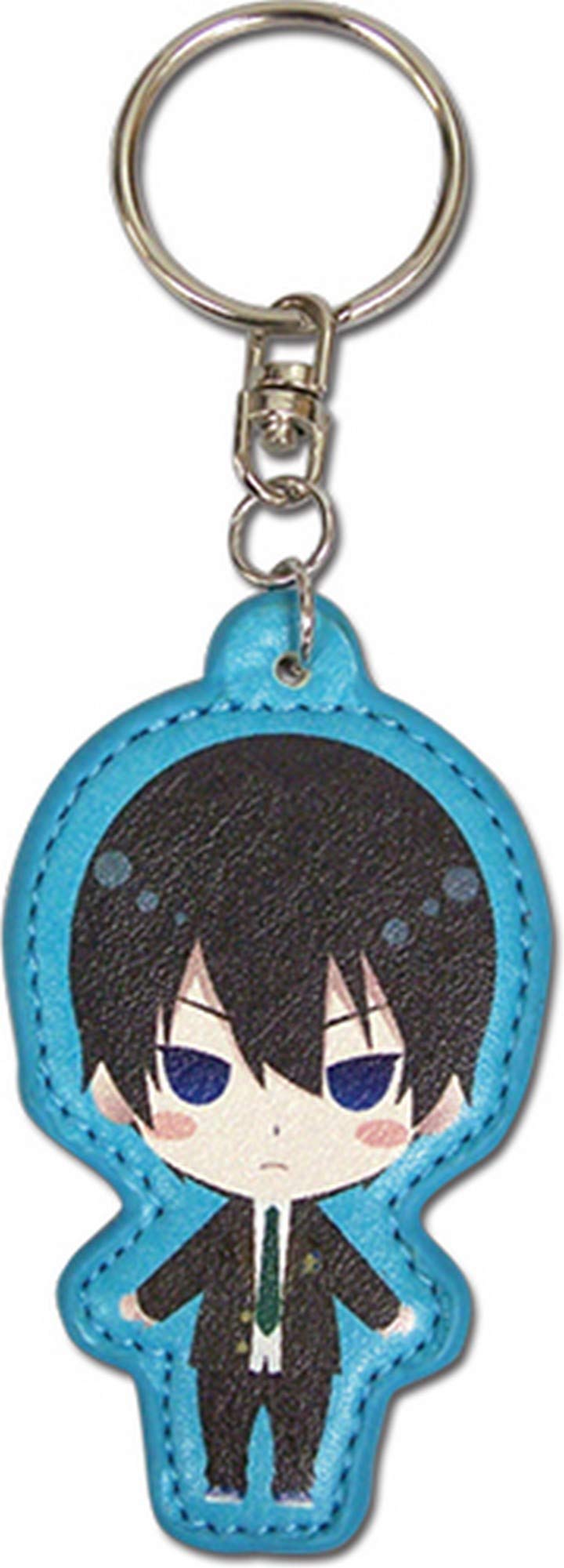 Free! - Haruka Nanase PU Leather Keychain - Anime Keychain for Bags, Backpacks & Keys - Perfect Gift for Anime Fans