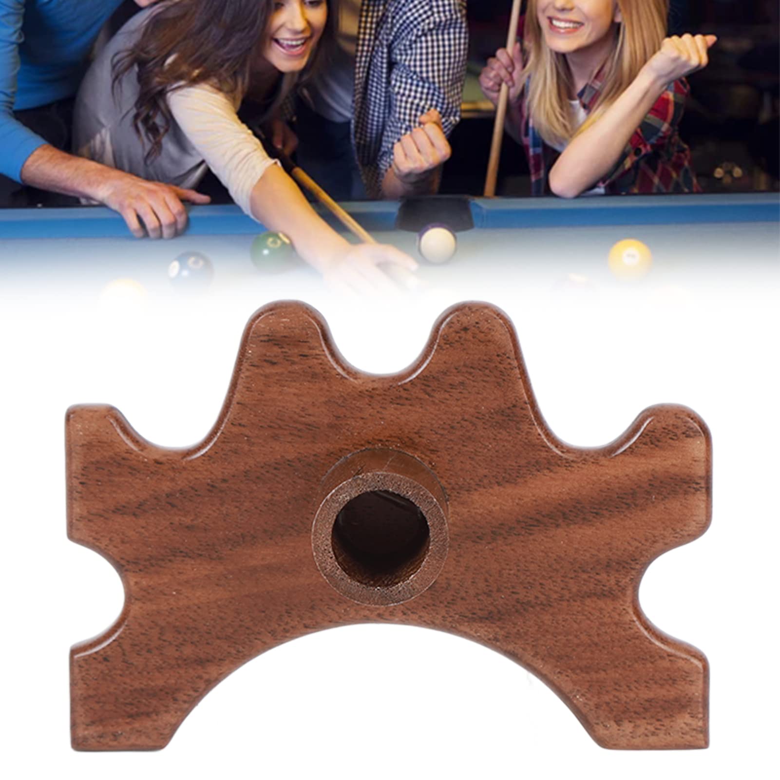 Professional Wooden Pool Cue Bridge - Low Fork Design for Billiards & Snooker | Perfect for Precise Shots in Tight Spaces & Training Exercises