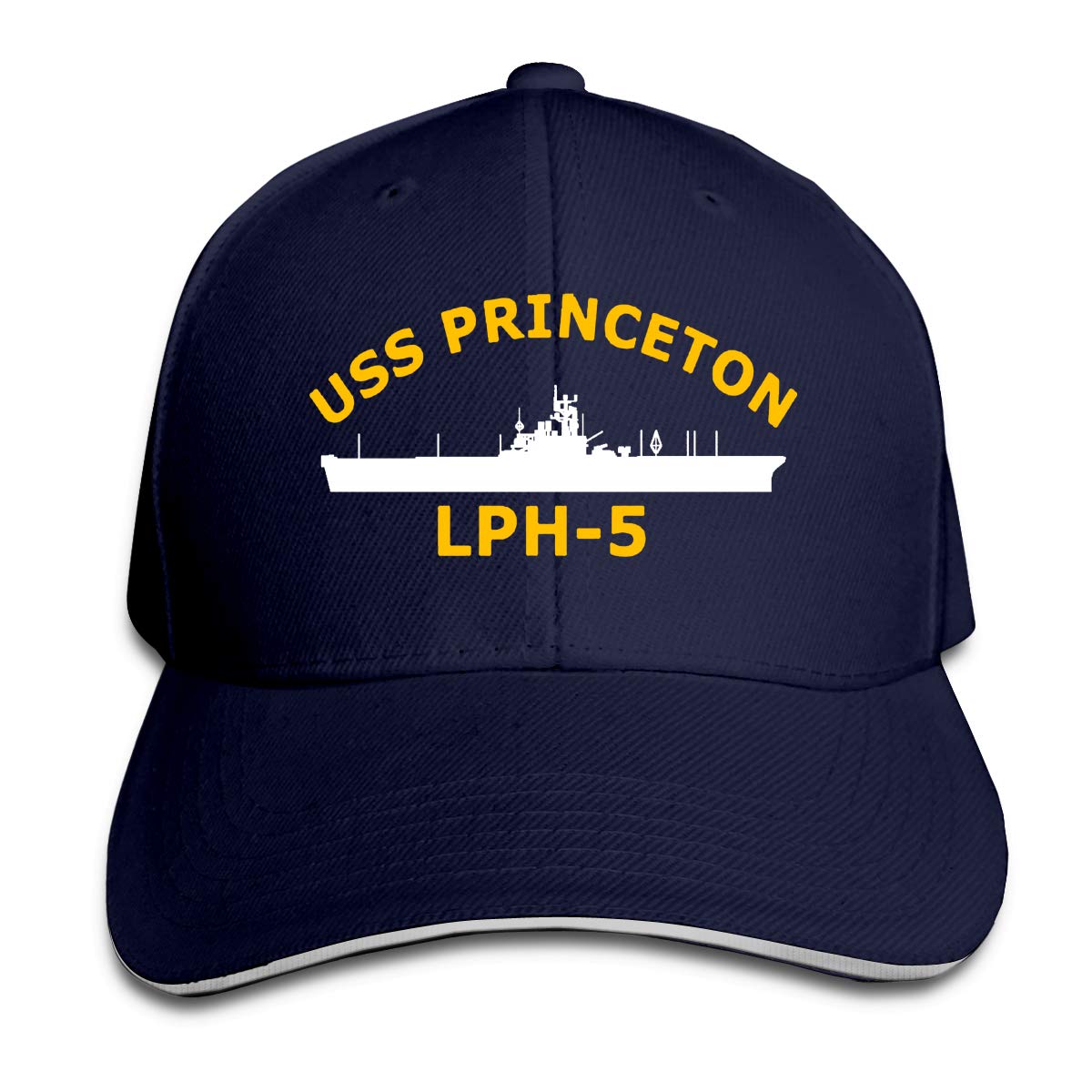 USS Princeton LPH-5 Navy Baseball Cap - Unisex Adjustable Military Style Hat for Men & Women - Perfect for Outdoor Activities, Sports, and Casual Wear