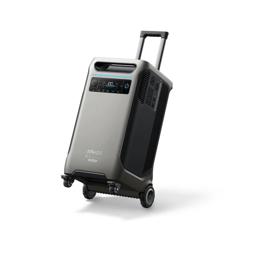 Anker SOLIX F3800 Plus Portable Power Station 2000W Solar Generator for Camping, RV, Emergencies & Off-Grid Power - Fast Charging, 3840Wh Capacity, 6 AC Outlets
