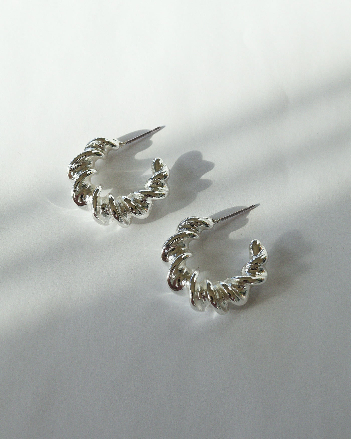 Stylish Boa Silver Earrings for Women - Elegant & Hypoallergenic Jewelry - Perfect for Parties, Weddings & Everyday Wear