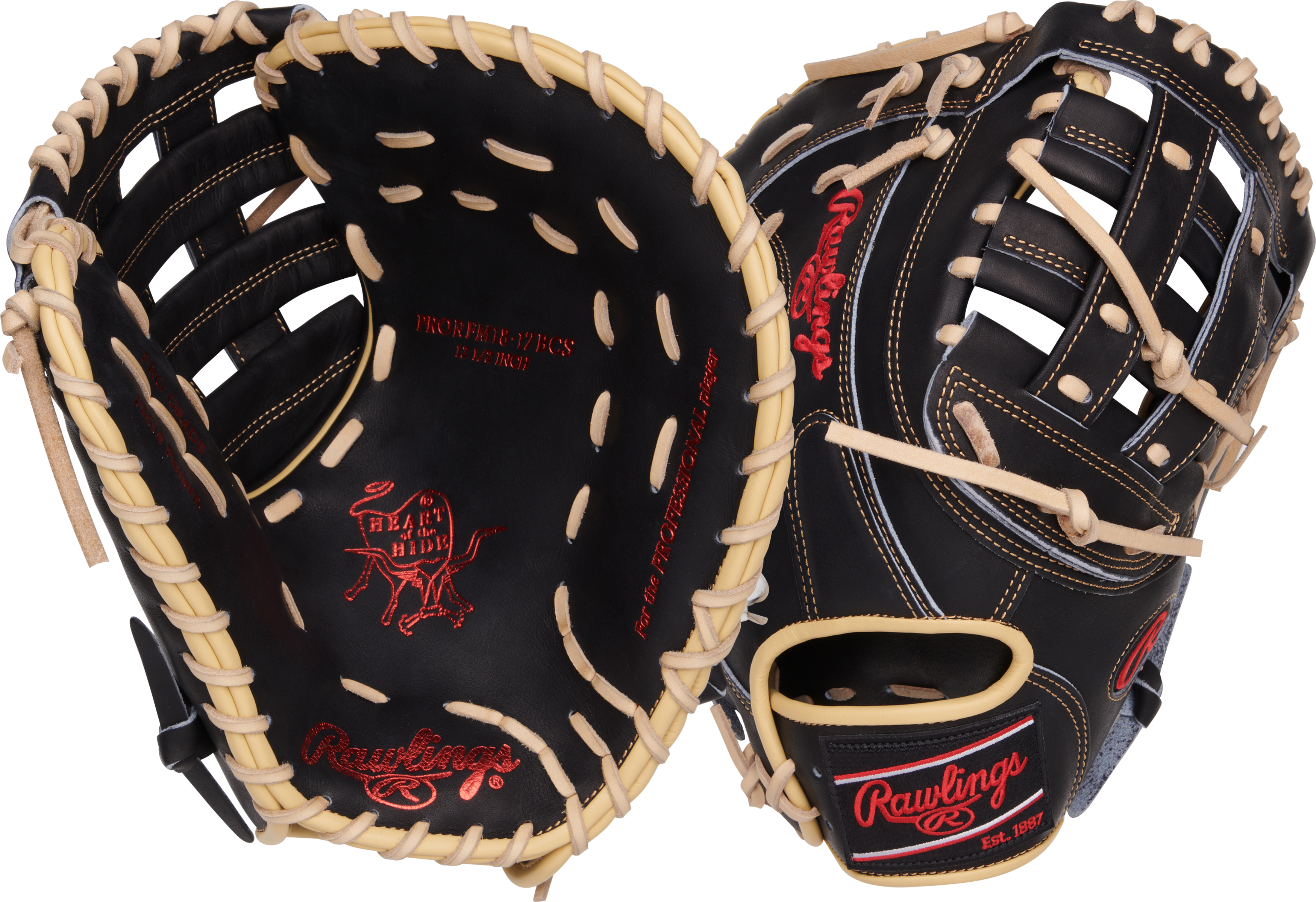 Rawlings Heart of the Hide PRORFM18 17BCS 1st Base Mitt 12.5