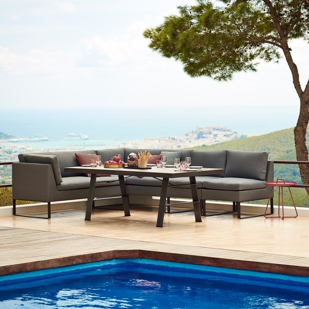 Flex 2 Seater Sofa Right Module - Modern Sectional Couch for Living Room, Lounge & Office - Comfortable L-Shaped Sofa with Premium Fabric - Perfect for Small Spaces, Apartments and Home Decor