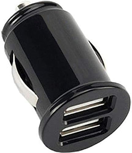 Fast Dual USB Car Charger Adapter 12V/24V - Quick Charge 3.0 Compatible with iPhone, Samsung & Android Phones - Perfect for Road Trips, Commuting & Emergency Charging in Vehicles