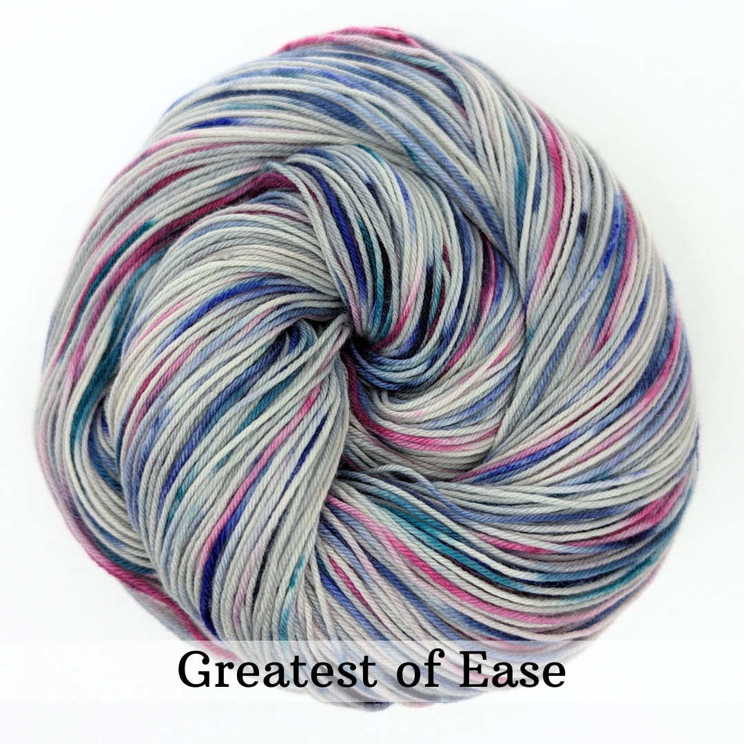 Knitcircus Yarns Winter Waltz Handpainted Skeins - Premium Ready-to-Ship Yarn for Knitting & Crocheting - Perfect for Scarves, Sweaters & Winter Crafts