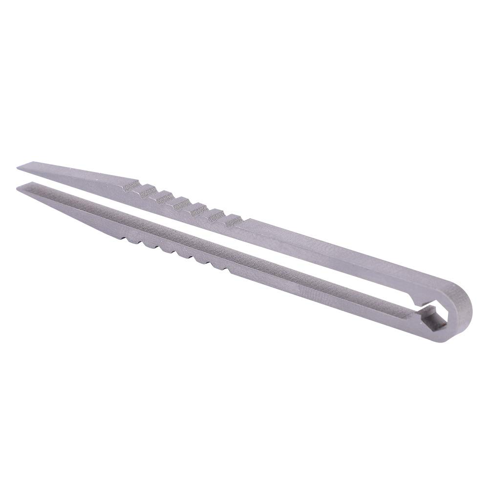 EDC Tweezers - Stainless Steel Portable Tweezers for Camping, Survival & Travel | Compact Multi-Tool for First Aid, Electronics Repair & Outdoor Adventures