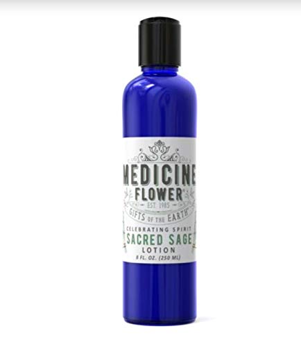 Organic Sacred Sage Hand & Body Lotion - 8oz | Hydrating Moisturizer for Dry Skin | Perfect for Daily Use, Spa Days & Gift Giving