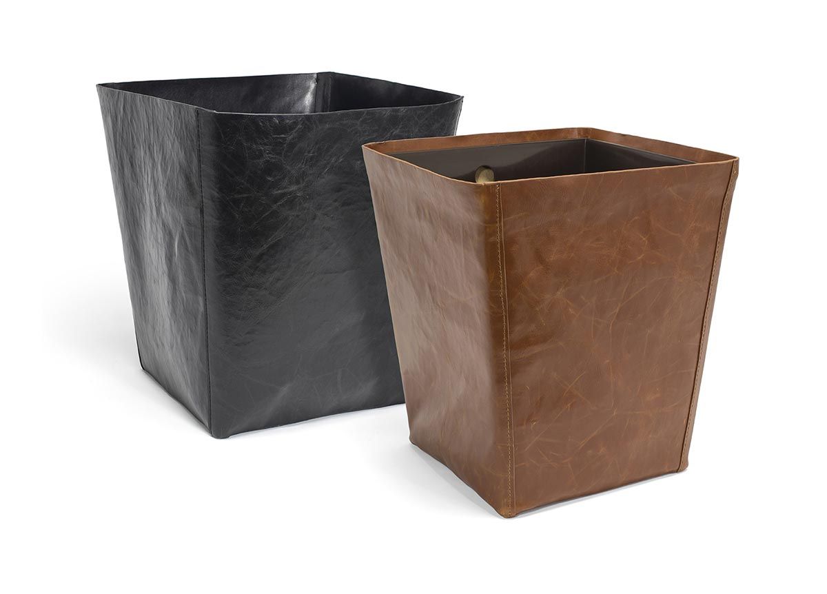 FOH Austin Flare Waste Basket - 14 Quart (4 Pack) - Small Trash Can for Office, Bathroom, Kitchen & Bedroom - Durable Plastic Garbage Bin with Flared Design