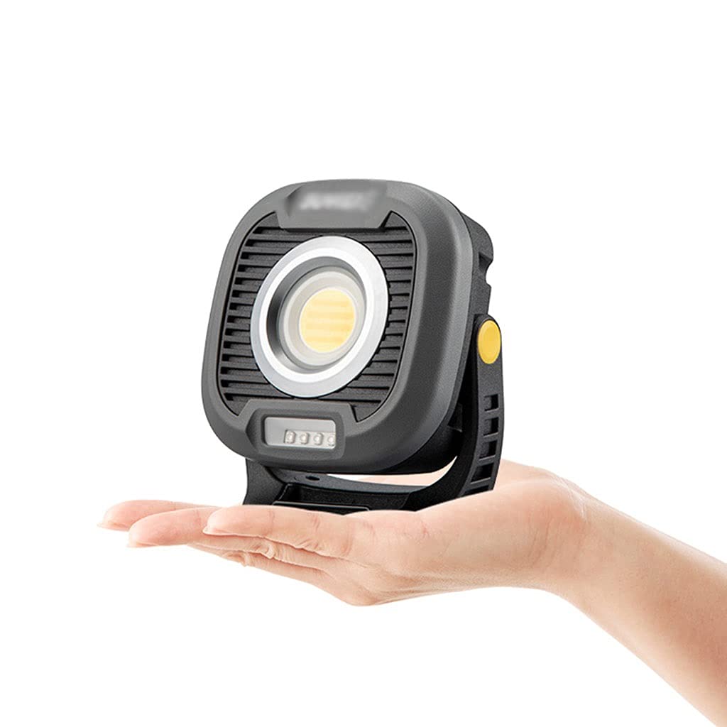 Best Magnetic Camping Light - 4 Color Temperature Rechargeable LED Tent Light for Outdoor Adventures, Hiking & Backpacking | Long Battery Life Waterproof Camping Lantern (Black) - Perfect for Tents, RVs, Emergency Kits & Nighttime Outdoor Activities